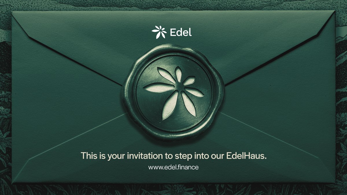 edeldotfinance's tweet image. This is your invitation to The EdelHaus, a public home for everyone ready to build a fairer market together.

You belong in this conversation.

x.com/i/communities/…