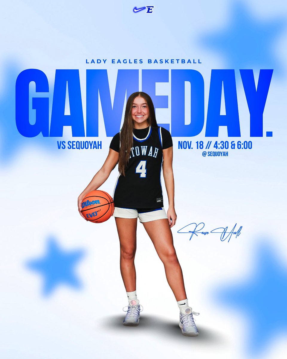 GAMEDAYY!! We hit the road to take on Sequoyah tonight! 

JV Girls- 4:30
Varsity Girls- 6:00
Varsity Boys- 7:30