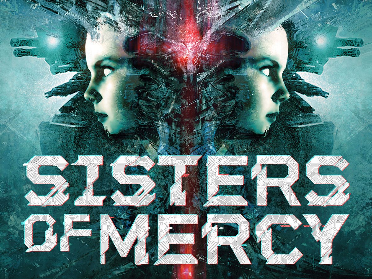 YuvalKordov's tweet image. My newest novella, Sisters of Mercy, is now available far and wide. Get it at your favorite retailer here: books2read.com/sistersofmercy

Cyberpunk, incensepunk, and cosmic horror all rolled into one. Plus mechs, demons, and guaranteed tears at the end.