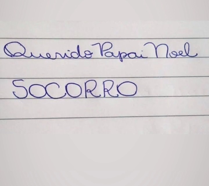 Chavela65666723's tweet image. Ya hice el borrador de la cartita para Santa.