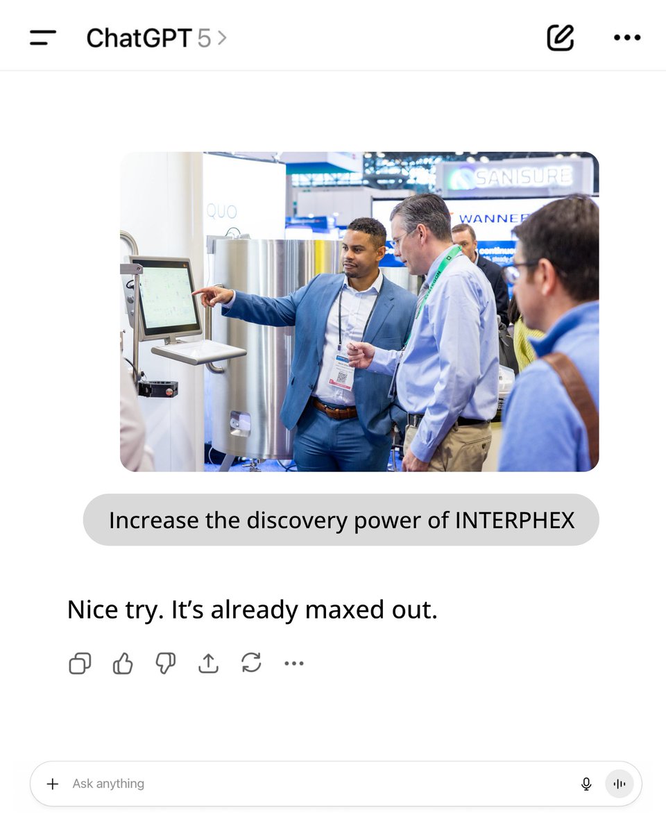 INTERPHEX's tweet image. Every moment at #INTERPHEX2026 is built with you in mind. Innovation, education, and connection all under one roof.

Does it get better than this?