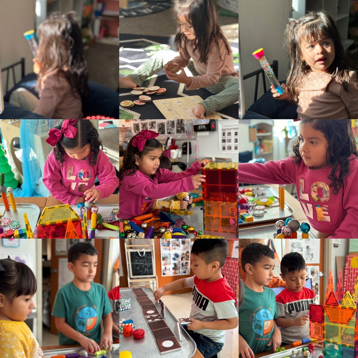 RCPS_EarlyLearn's tweet image. Preschool students are diligently engaged in creative activities using magnets. 🧲 
#pat #dph #preschool #create #magnets #stem