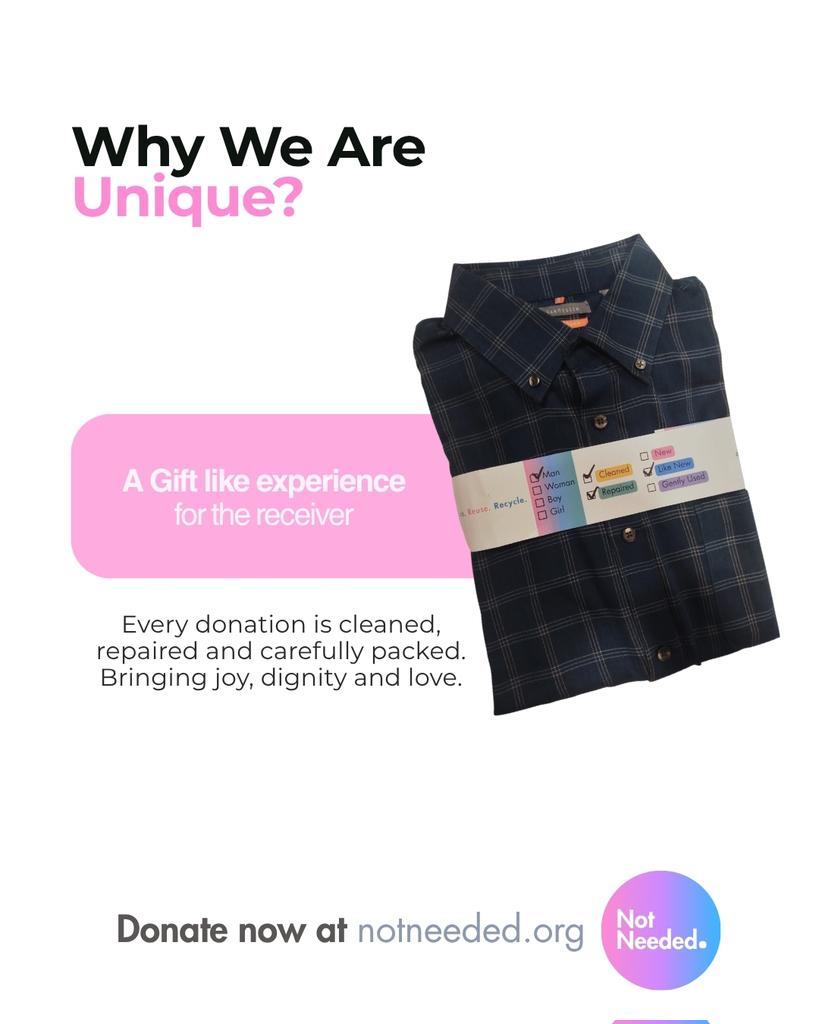 notneeded_wg's tweet image. It’s not just about giving—it’s about making someone feel special. Your not needed items become gifts of joy, prepared with care. Donate with Not Needed and spread a little more love.

Learn more and join at notneeded.org ✨

#LiveLight #NotNeeded #GiveBack