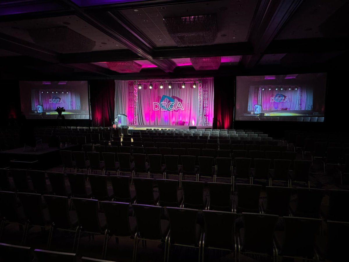 thinkcybis's tweet image. Team Cybis had the wonderful opportunity to "Go the Extra" mile with @Georgia_DECA's Fall Leadership Development Conference.  We brought their vision to life with custom-branded elements and an immersive show environment that set the tone for an inspiring event.
#thinkcybis