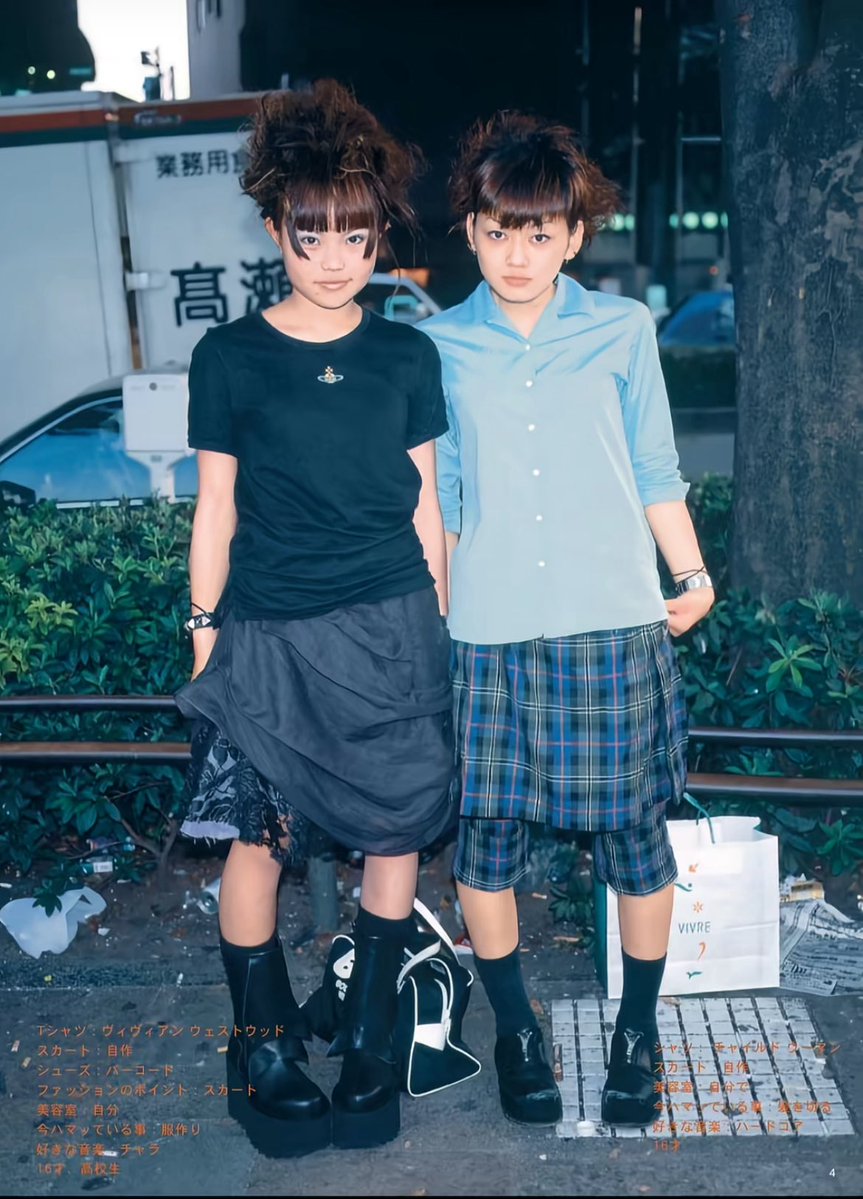 blythedollete's tweet image. harajuku’s people x vivienne westwood