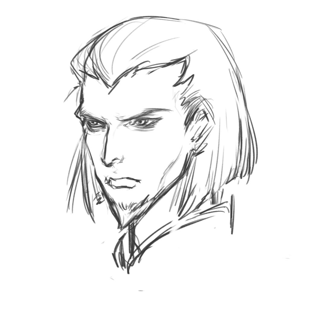 BigKittySQ's tweet image. Drawing Credo is so much harder than it seems