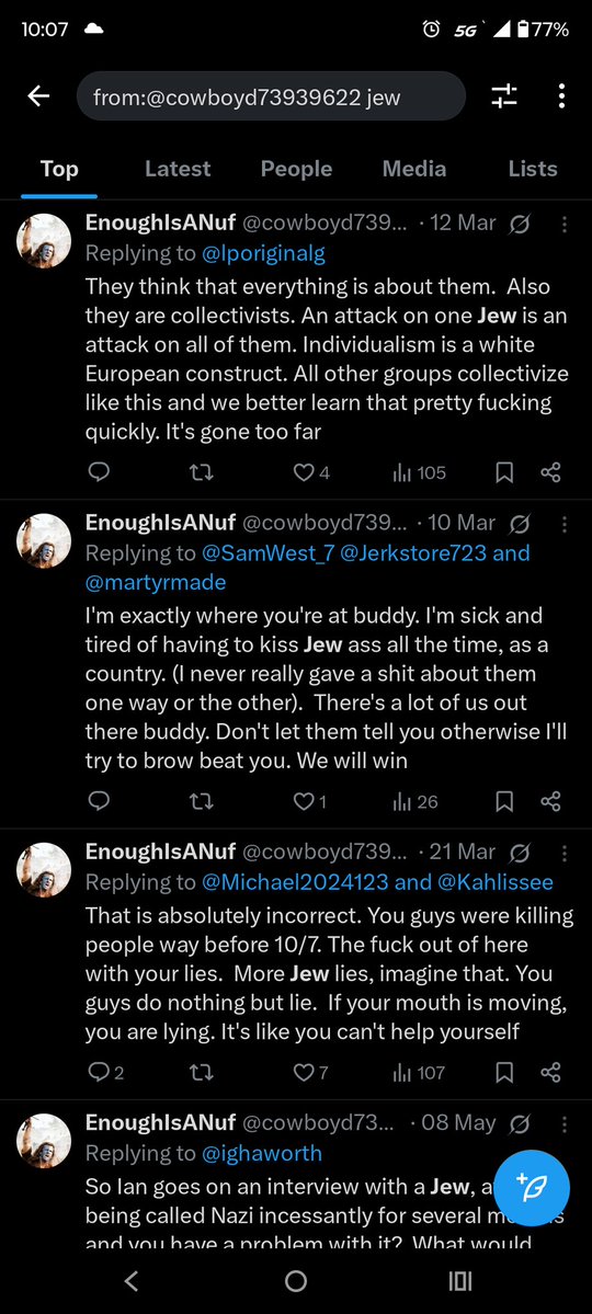 individual1st's tweet image. Thomas Massie is an ego-driven fraud who cosplays as a strict constitutionalist while reliably and consistently carrying water for Democrats.

Some really interesting people follow him, too: