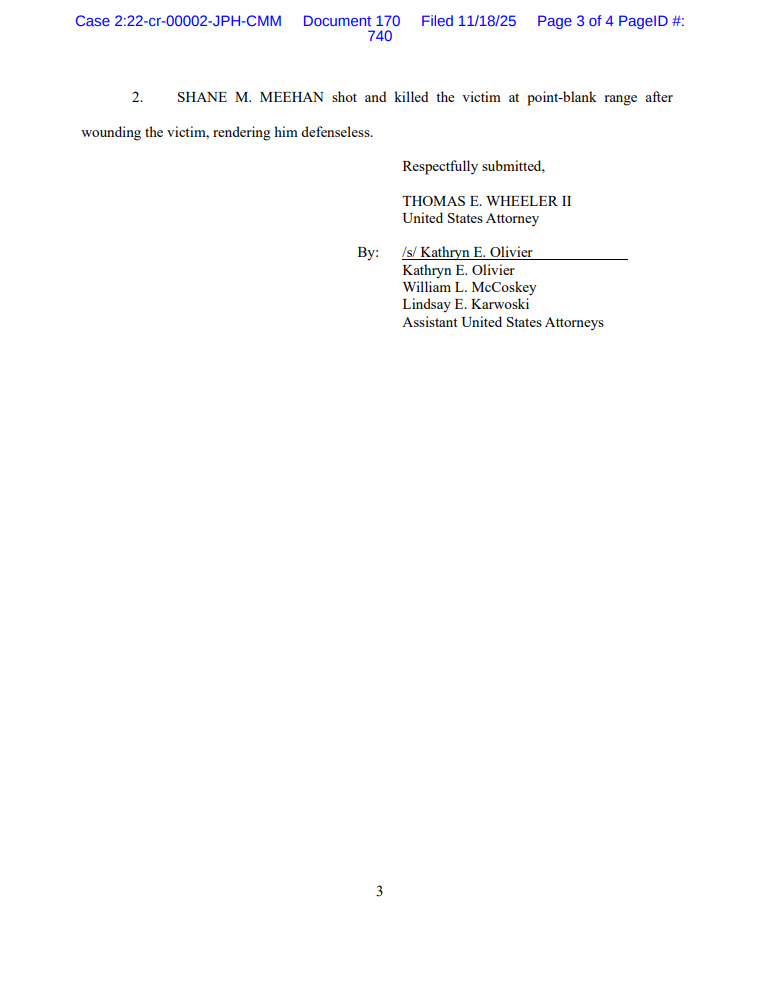 MattBlacInc's tweet image. Update | UNITED STATES OF AMERICA  v.  No. 2:22-cr-00002-JPH-CMM  #SHANEMEEHAN IN

NOTICE OF INTENT TO SEEK THE #DEATHPENALTY

2. SHANE M. MEEHAN intentionally killed 
#GregFerency #Delphi

projectneverbroken.org

projectneverbroken.org/gregs-story/

pages 4