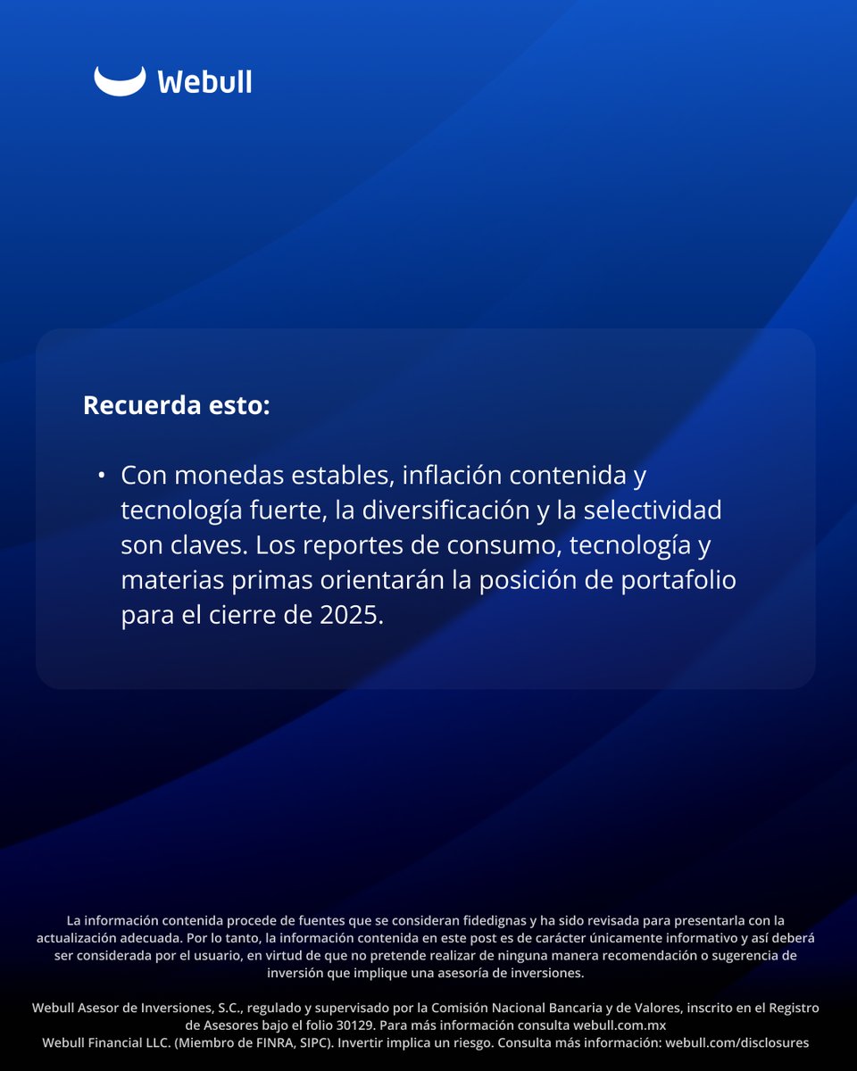 webull_mexico's tweet image. Webull Market Brief: Tu dosis diaria de información sobre el comportamiento de los mercados.