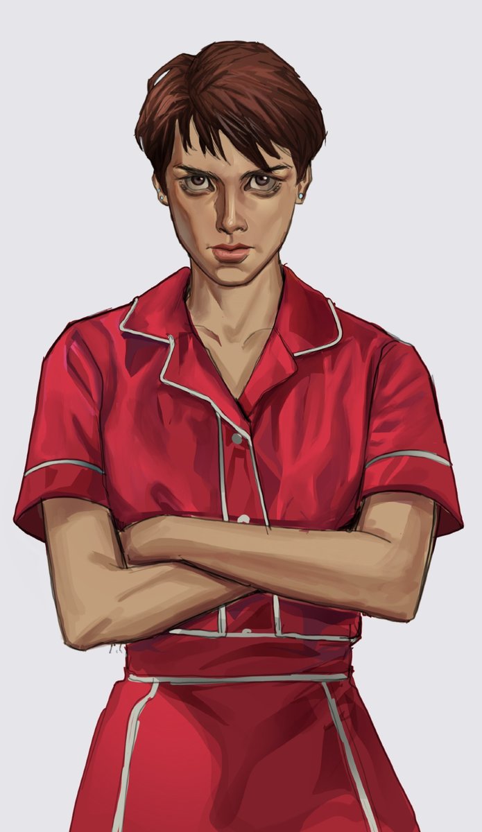 cyberteyu's tweet image. tava com tédio então desenhei a Nina de Avenida Brasil