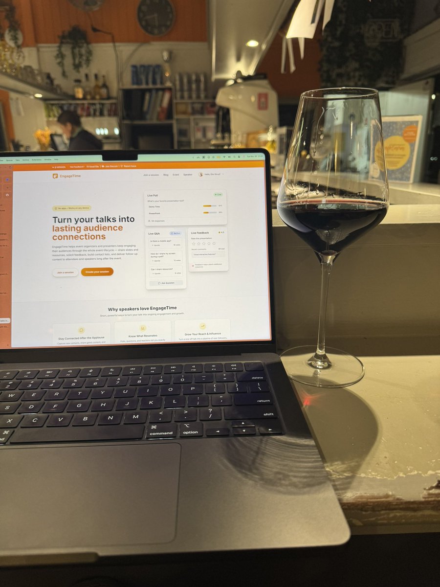 Pushing out some updates to engagetime.live 🚀