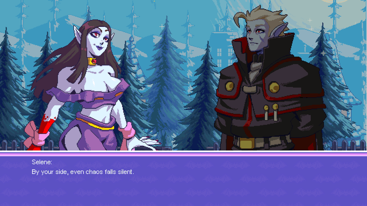 FairyCaveStudio's tweet image. 🗨️ Today I’m testing a new design for the dialogue boxes!
Now with larger, more expressive portraits, giving every conversation more life, intensity, and personality.
Selene keeps getting more charming — even when she’s just talking. 👀💬
#VampiresVeil #GameDev #IndieGame…
