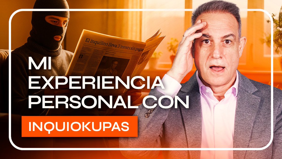 En el vídeo de hoy cuento mi experiencia con un inquiokupa y los datos reales del problema: precios al alza, oferta a la baja y cero seguridad jurídica. No olvides suscribirte para no perderte mis vídeos.

youtu.be/Nyyuduftobk