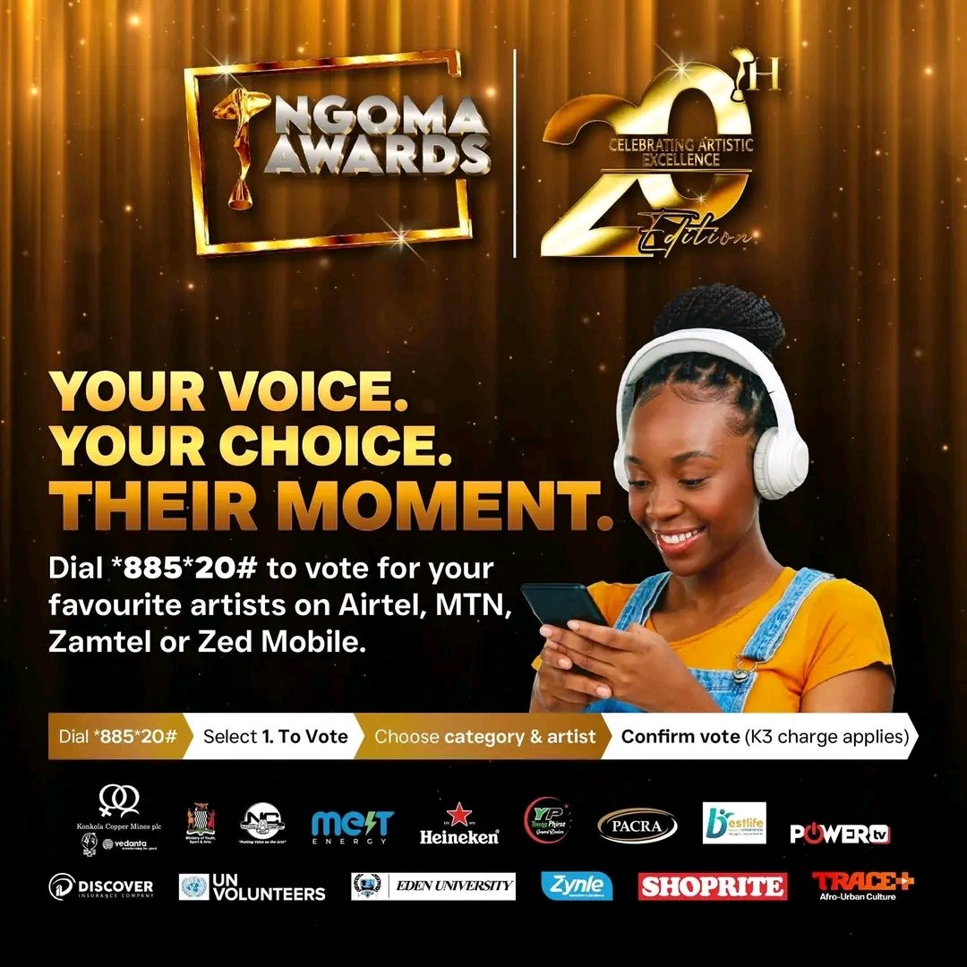 MichaelNguekam's tweet photo. 🌟 A NIGHT OF ICONS &amp; PURE MAGIC! 🌟
The Ngoma Awards 20th Edition is here — bigger, brighter &amp; unforgettable!
🎤 Performances
🎶 Legends
🔥 28 years of excellence

YOUR VOTE=YOUR POWER.
🎟️ Tickets: https://t.co/bvqOMnOQ2F
📞 Vote: *88520#

#NgomaAwards2025 #YourVoiceYourChoice https://t.co/MjF7eLx7zR