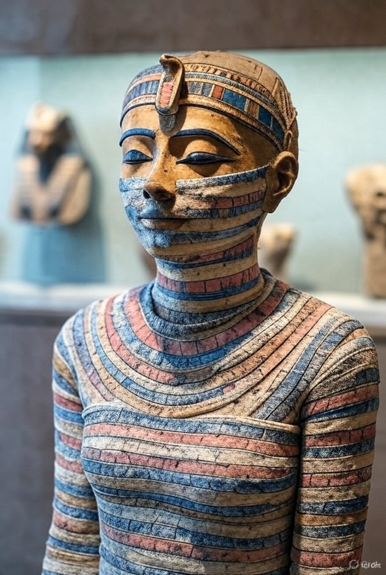 There have *always* been trans people.

The British Museum stole and hid this important artefact, to erase the existence of trans people throughout history.

They has only just been rediscovered in a back room, propping open the fire door so staff can go out for a smoke.