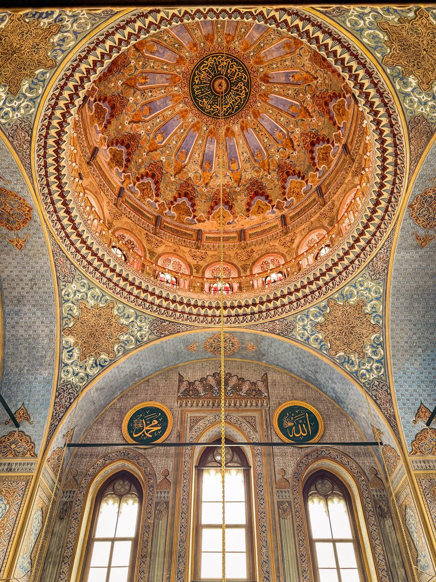 a captivating work of architecture. the pertevniyal valide sultan mosque, built in istanbul in 1871.