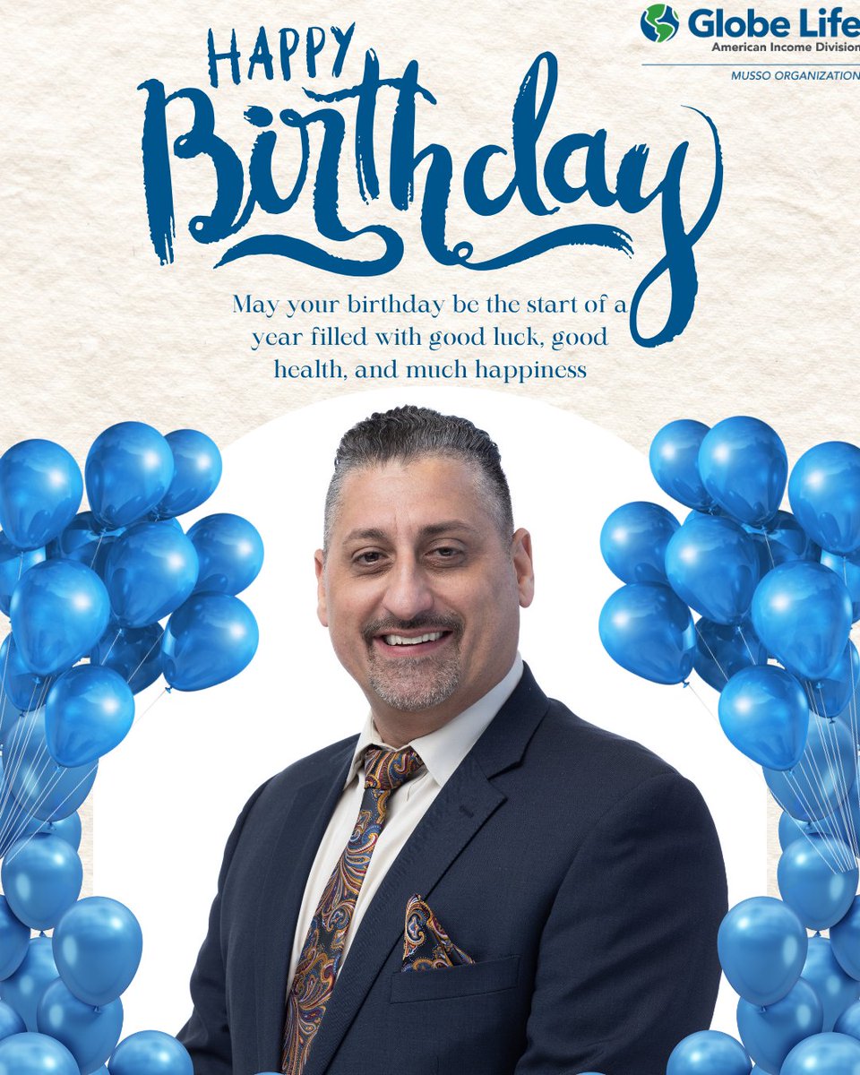 MussoOrg's tweet image. Big Birthday Love to our SGA, Michael Musso!
Thanks for your leadership, energy, and constant inspiration. Wishing you blessings, success &amp;amp; nonstop wins!
Show him ALL the love today! 💙✨
#HappyBirthday #MussoOrganization #GlobeLifestyle