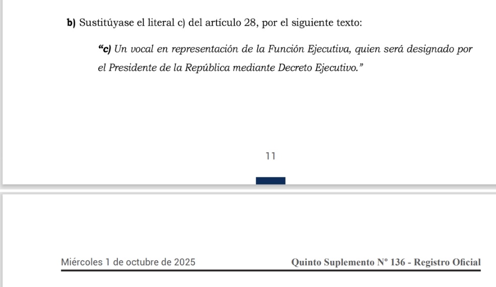 LizzyBor9's tweet photo. 📝 #UndatodelIESS: Desde el 1 de octubre de 2025, debido a una reforma a la Ley de Seguridad Social (incorporada a través de la Ley de Fortalecimiento y Sostenibilidad Crediticia (urgente en materia económica ⚠️)), la designación del representante de la Función Ejecutiva ante el Consejo Directivo del @IESSec, nuevamente, le corresponde directamente al Presidente de la República ⤵️: