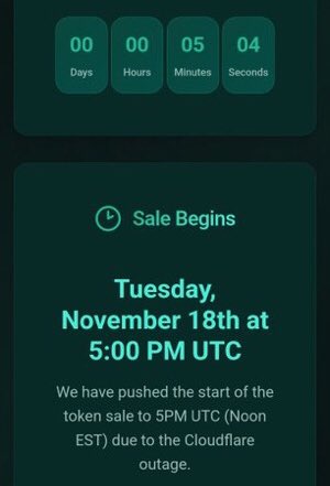 PULSE is here, it lets you tokenize, trade, and speculate on future yield from ANY yield-bearing asset:
• Lending positions
• LP tokens
• Staking derivatives

Due to the Cloudflare outage, the token sale now begins TODAY at 5 PM UTC (12 PM EST).