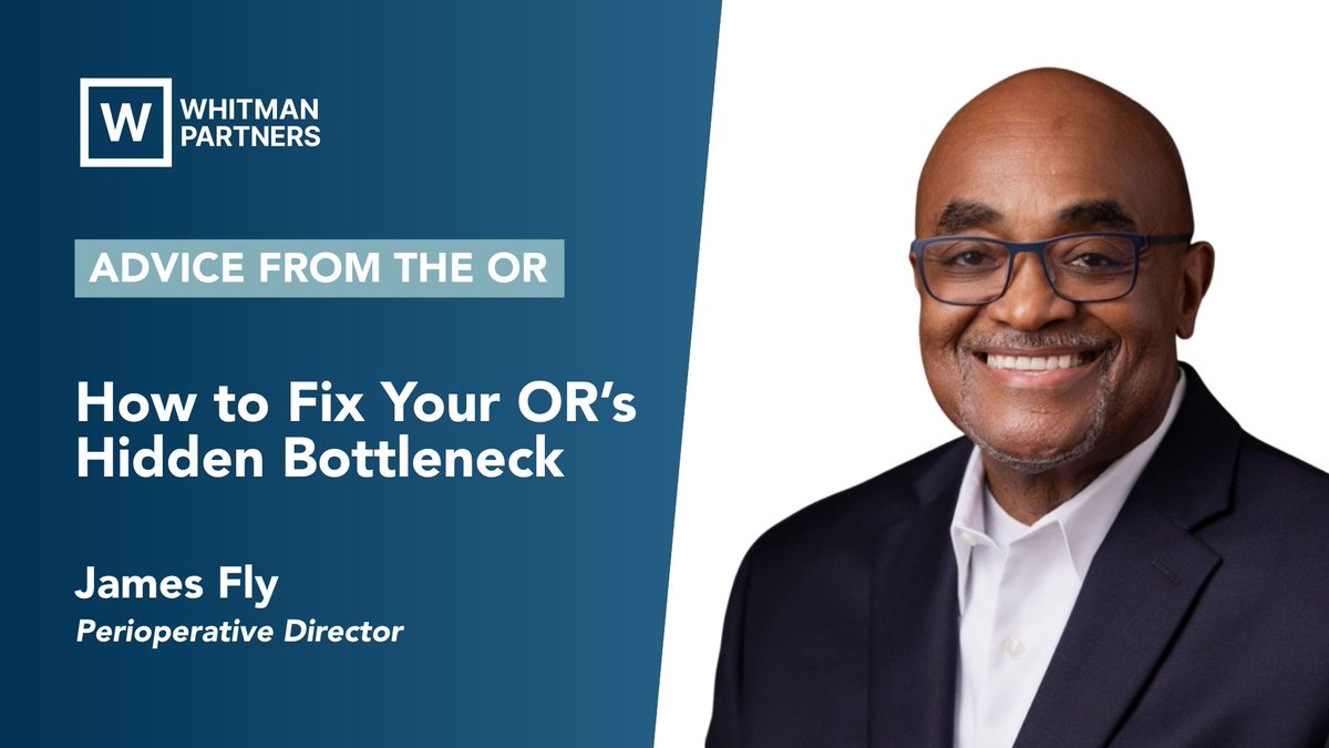 WhitmanPartners's tweet image. We asked a longtime #periop director and Lean Six Sigma Black Belt how he keeps OR delays low. 

His answer: it starts outside the OR. 👇

linkedin.com/posts/whitman-…

#SurgicalServices #SterileProcessing #ORManagement #PerioperativeLeadership #PeriopLeaderNetwork
