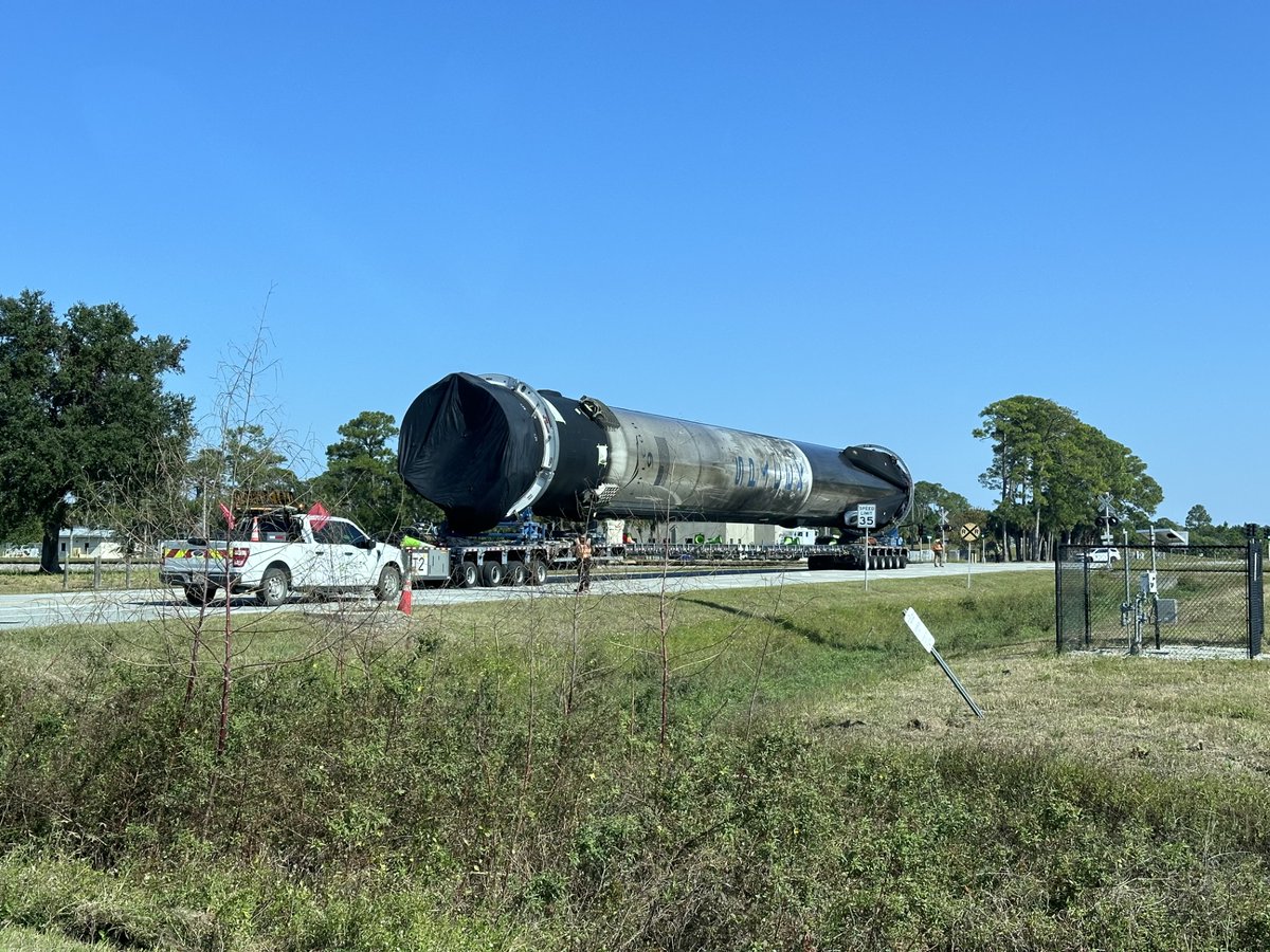 ExploreSpaceKSC's tweet photo. We never get tired of seeing flight hardware on the Kennedy Space Center Bus Tour! 🚀 What have you spotted on the bus tour? 🚍 https://t.co/IsjayZ48wm