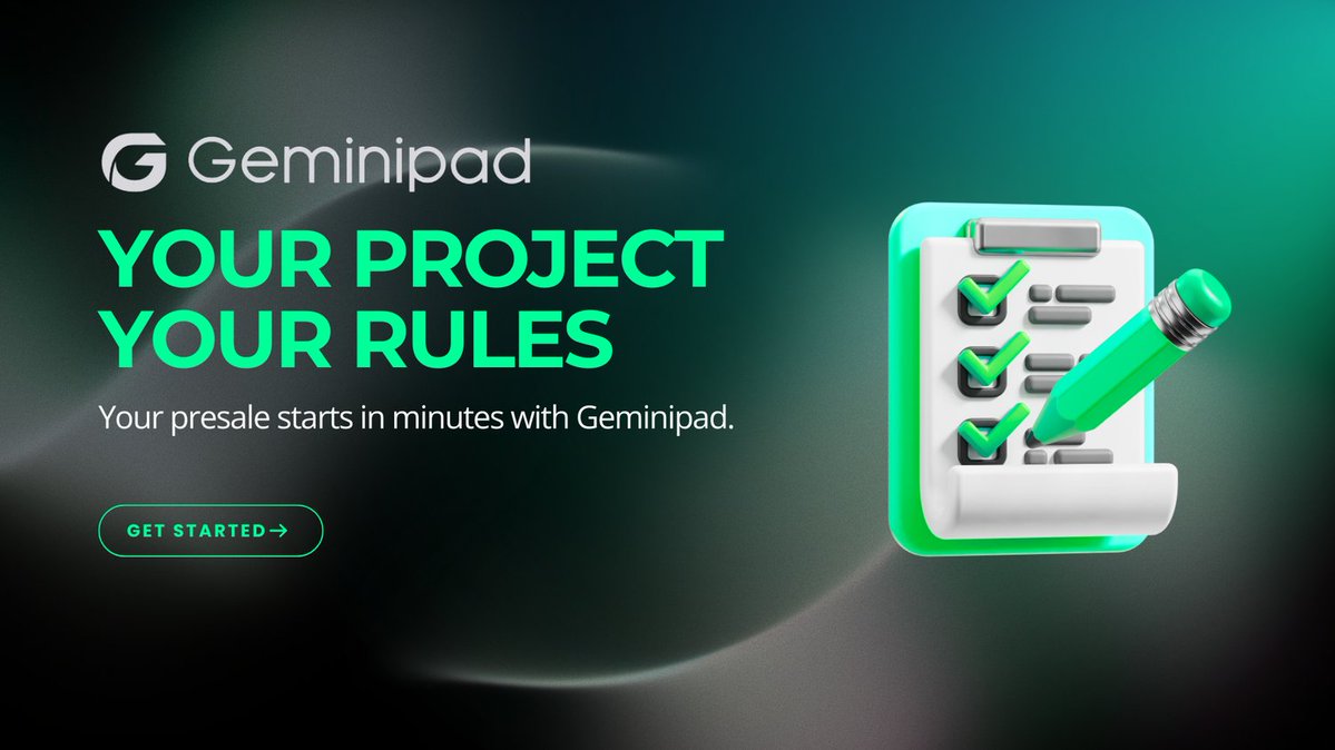 geminipad_'s tweet image. Build without asking permission. #Launch on your terms on #Geminipad. 

#Launchpad #TokenSale #FairLaunch #DeFi