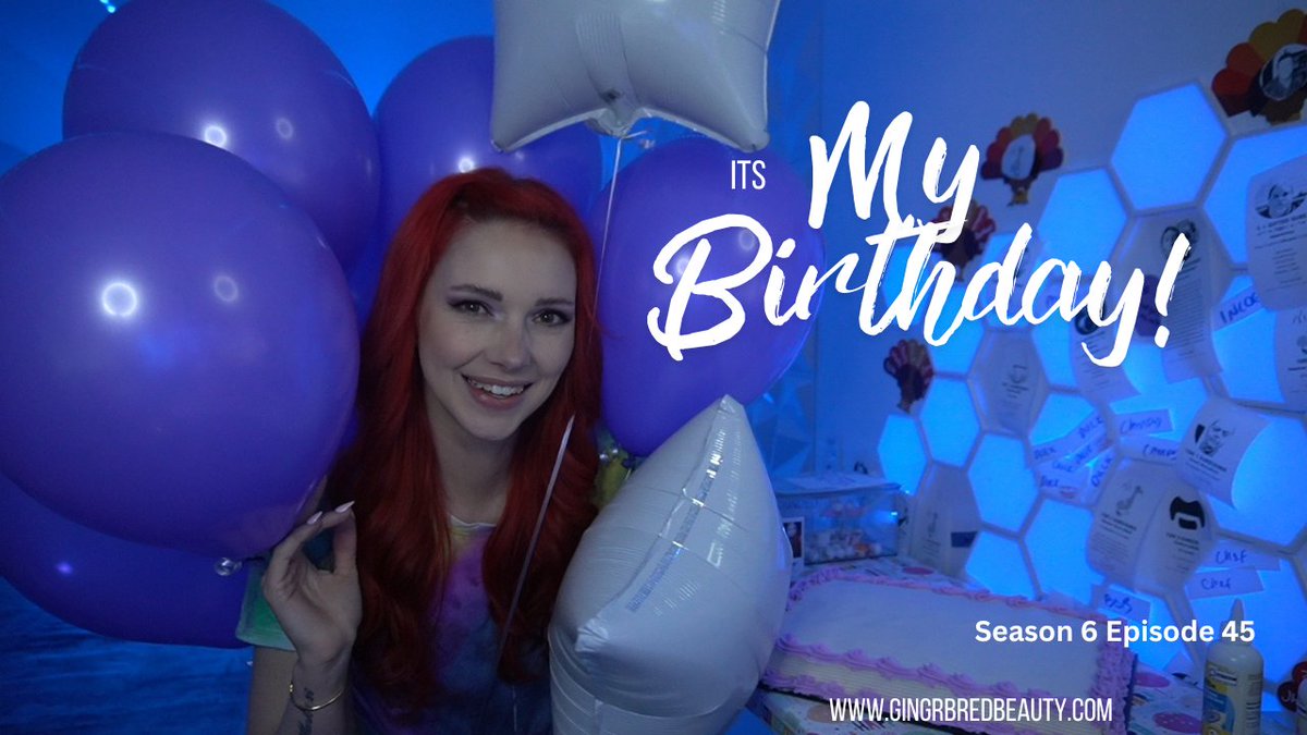 Yes. Its ACTUALLY my Birthday today. Believe it or not. lol Ive got some giveaways to do, and some cake to eat! Come hang out with us and do !HBD to get your name on the list to be printed at the end of stream! #live on #twitch in 15 twitch.tv/gingrbredbeauty 
#repost for #giveaway
