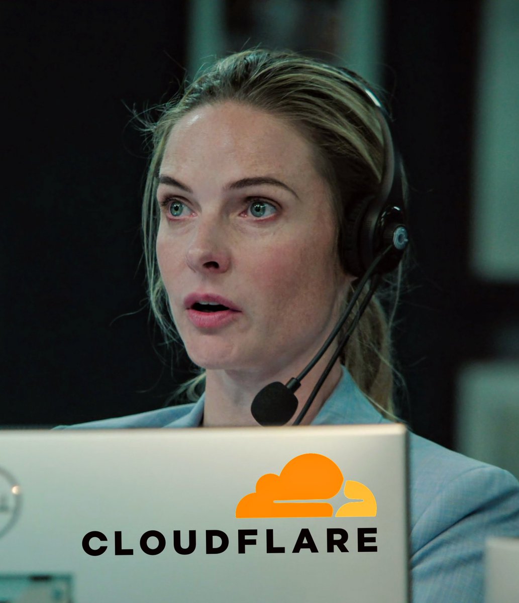 feb_reb424's tweet photo. "Got fired from the White House Situation Room over a 'too soon joke'. Lame.
First day at Cloudflare! Wish me luck guys" https://t.co/5fX2KWLUW3