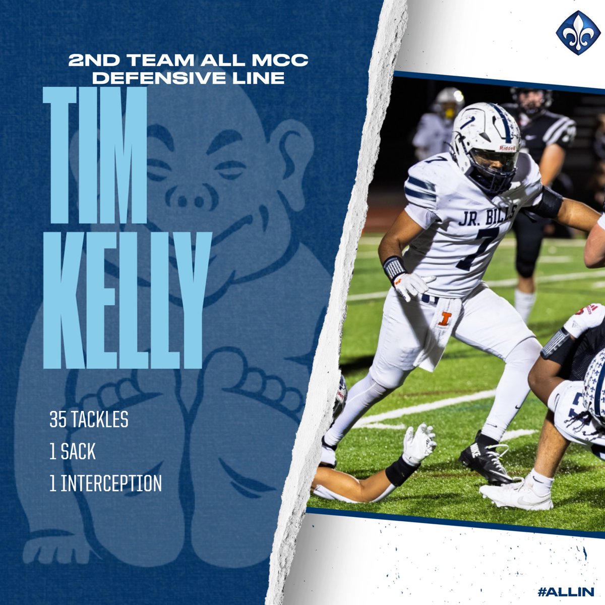SLUHfootball's tweet image. Tim Kelly

2nd Team All-MCC Defensive Line

@TimothyKelly_7 | #AllIn