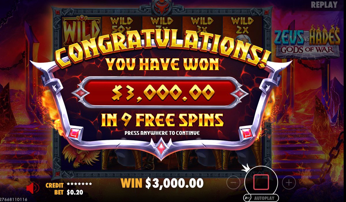 MetaWin's tweet image. This is crazy… MetaWinner ‘cb90f323’ just turned 20 CENTS into $3,000 playing Zeus vs Hades on metawin.com! 🏛️

To celebrate his 15,000X we are GIVING AWAY $375 to 1 person who comments a number 1-99 below!