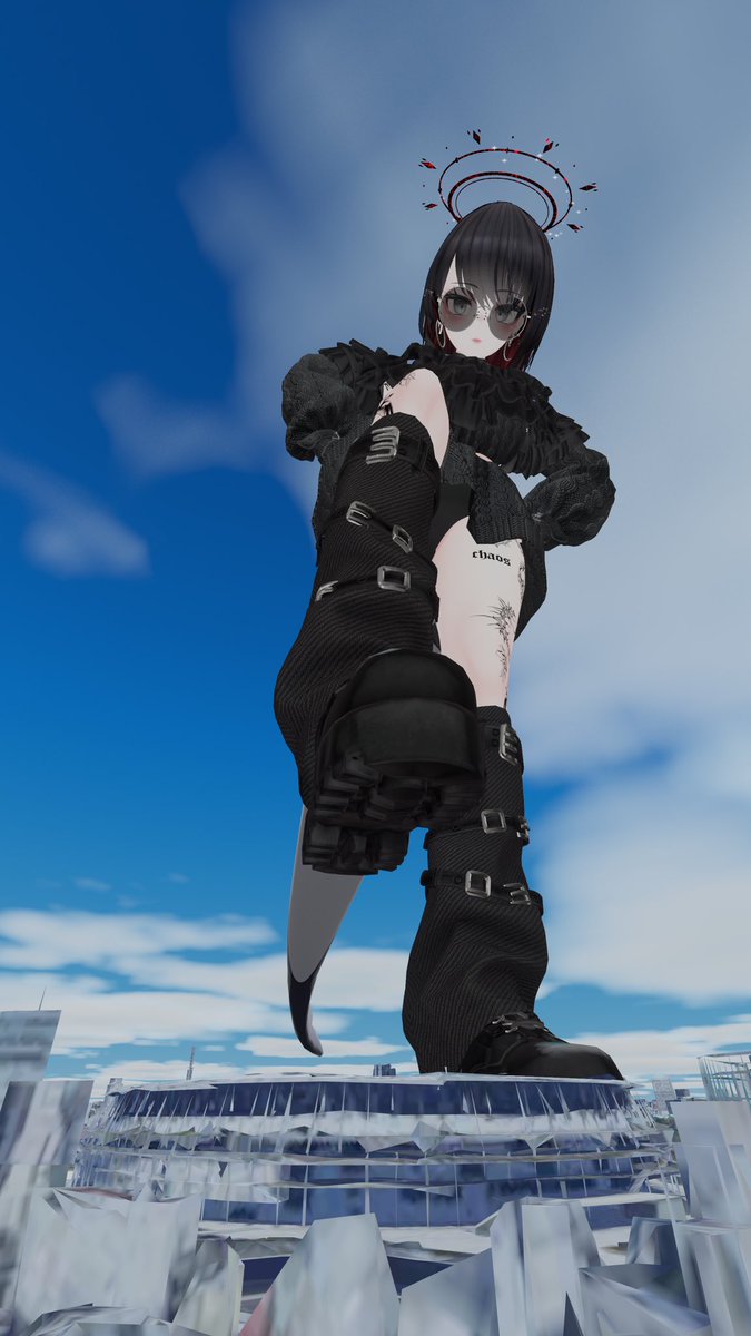 GTS_Stella's tweet image. Most people brag about having a full foot long length foot. How about  football field length foot~ 

#SizeTwitter #SizeVR #Giantess