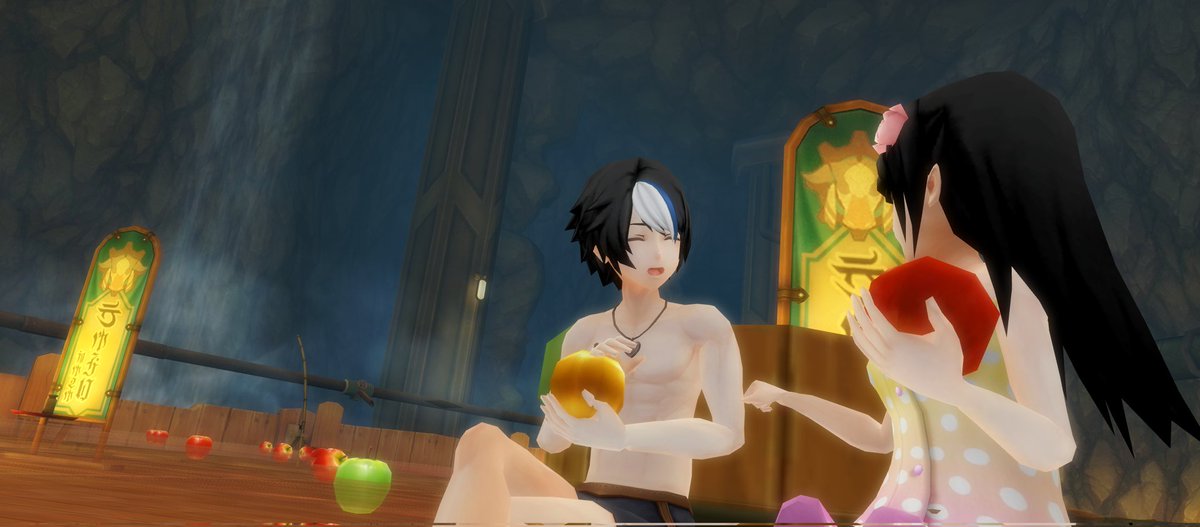 reyroxistya's tweet photo. Onsen Time with You &amp; Apples
#アルストショット https://t.co/5A4Rt2030w