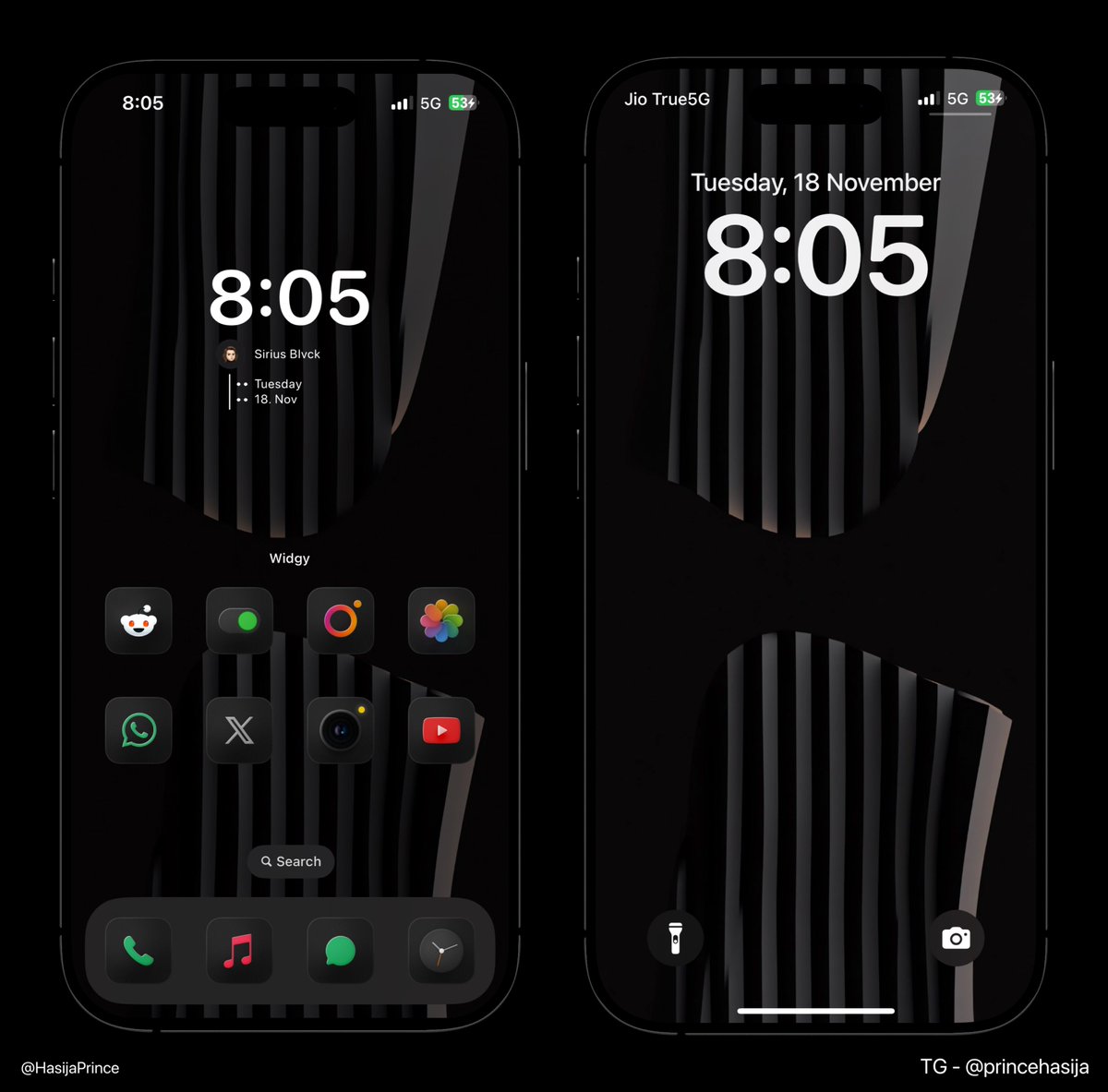 After long time🤐

Dark layers.!

Vision dark icons <a href="/tweetbylokki/">Lokki</a> 
Widget <a href="/blvck_sun666/">Black Sun •• •</a> 
Wallpaper <a href="/yogesh_gosavi_/">YoG</a> 

🤜🏼