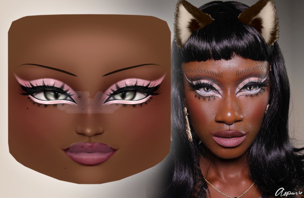 Idelisc_rblx's tweet image. found this makeup look on pinterest and really wanted to recreate it („• ֊ •„)੭

purchase it here ↓
⋆˚࿔ roblox.com/catalog/715054…

#roblox #robloxugc #robloxfaces #robloxart