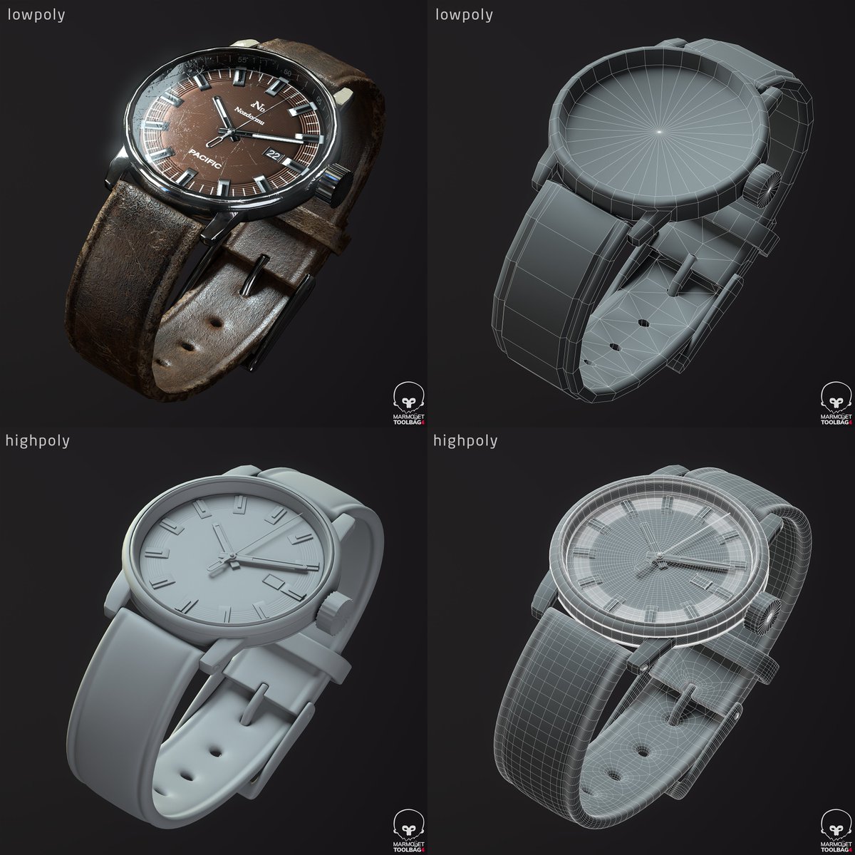 toll3DArt's tweet image. 🚬Joel Candy&apos;s watch, glasses, and suitcase.
Artstation: artstation.com/artwork/qJw5Ez
#3DArt #Props #PropDesign #GameArt #3DModeling #HardSurface #Texturing #PBR #CGArt #SubstancePainter #ZBrush #Maya3D #CGI #ArtStation #Gamedev #GameArt #realtime #gameready #Blender #3D #GTA #WATCH