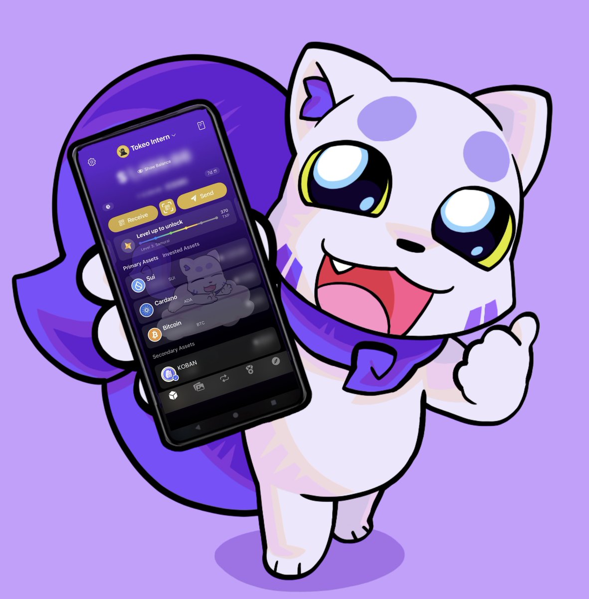 Huge thanks to <a href="/Tokeo_io/">Tokeo</a> for this adorable kumo-themed smart wallet design!

You captured this clumsy kat perfectly: cute, chaotic, and naturally KUMO 💜