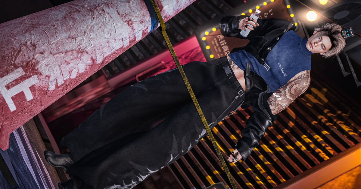 Aki_Gunshin's tweet image. [ Gild ] TOBI Style SET 
MadPea’s Gacha Arcana 🙌
@garretegray  
Other products ↓
[ Gild ] Hang air Jacket_silver
[ Gild ] spiral chain armlet_silver