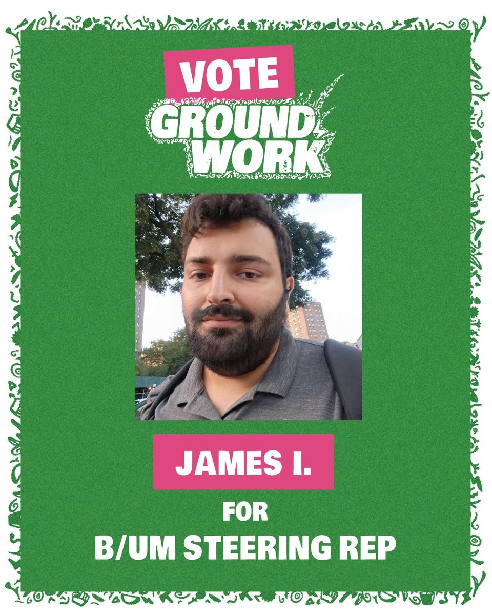 Vote Groundwork for 2025 NYC leadership! ⚡🪴 We’re fighting to make DSA the mass party of the future. 

✅ Grow NYC-DSA to 20K members in 2026
✅ Orient to labor 
✅ Make NYC-DSA the leader of the left 

Read our read our NYC-DSA 20k platform: bit.ly/gw2025slate
