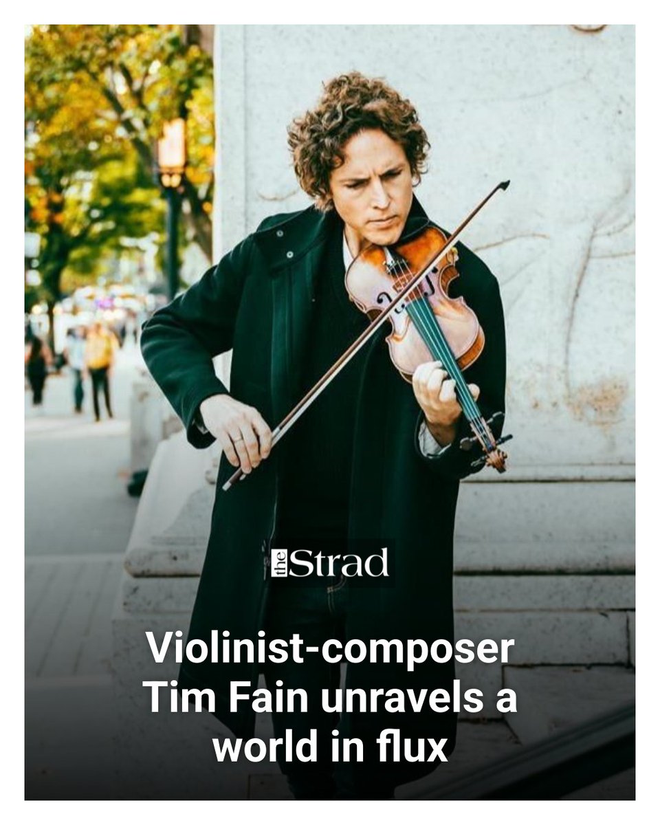 TheStradMag's tweet photo. 'Pushing boundaries has always been important to who I am as an artist and an integral part of my craft'

Shaped by close collaborations with Glass, Monk and others, violinist Tim Fain's new album 'Unraveling' traces a path through instability and renewal: https://t.co/oHbNshXUtB https://t.co/BxaltstOBw