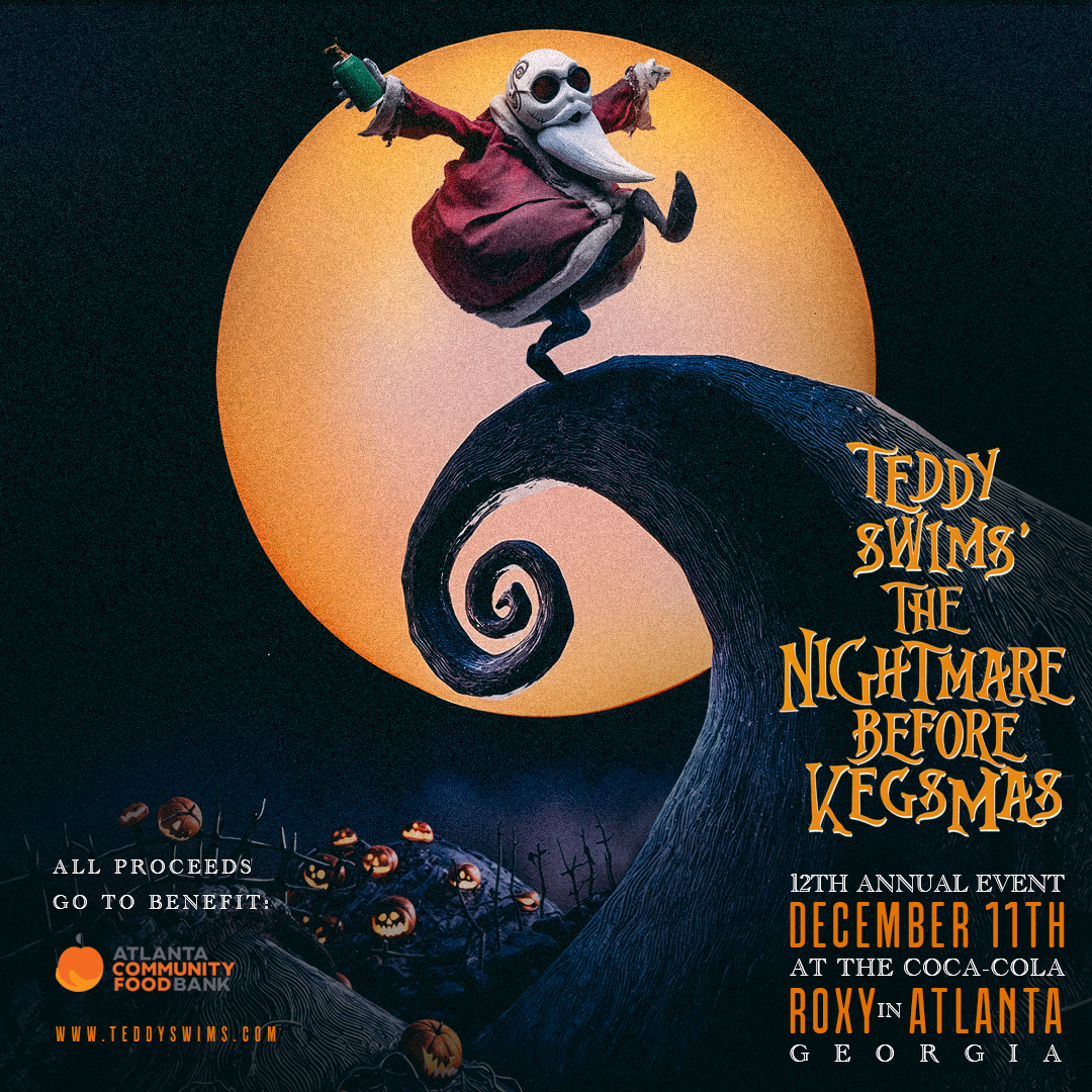 🎄JUST ANNOUNCED 🎃 It’s the most wonderful time of the year, ATL! We’re super excited to be hosting Teddy Swims’ 12th Annual Kegsmas at #CocaColaRoxy on December 11! 😎

🎫 Public onsale: Friday, November 21 at 9AM
➡️ livemu.sc/4r706GI
