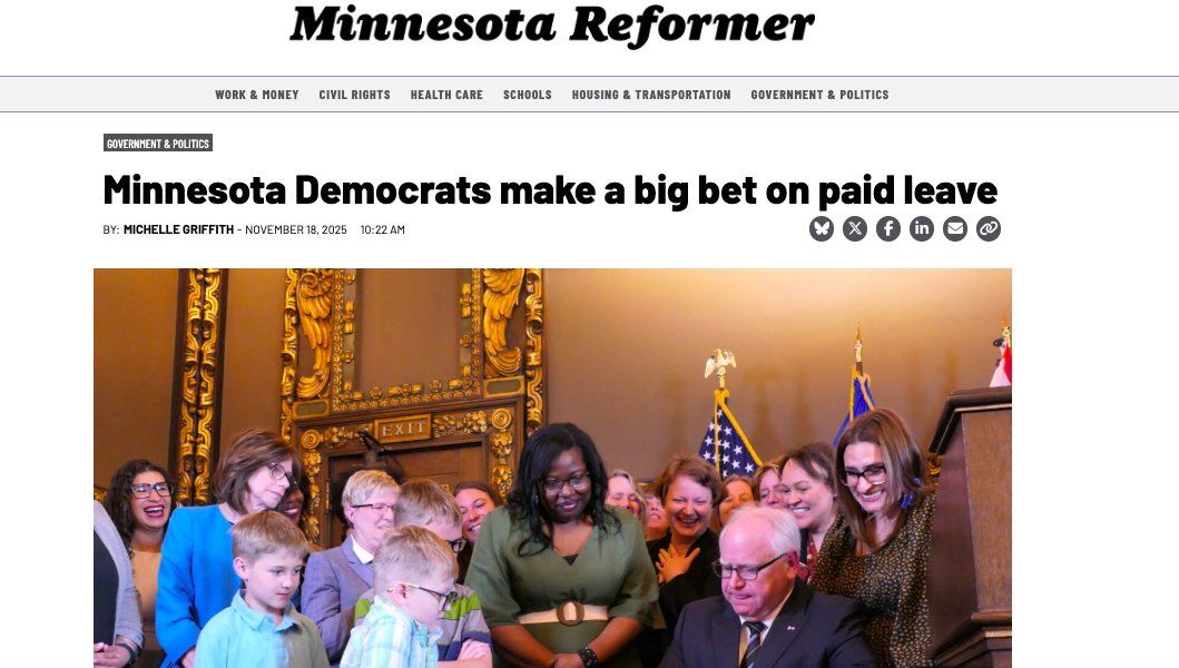 jpcoolican's tweet image. excellent roundup of paid leave rollout, with a look at other states, the political ramifications and what the data says about impact on people and employers.