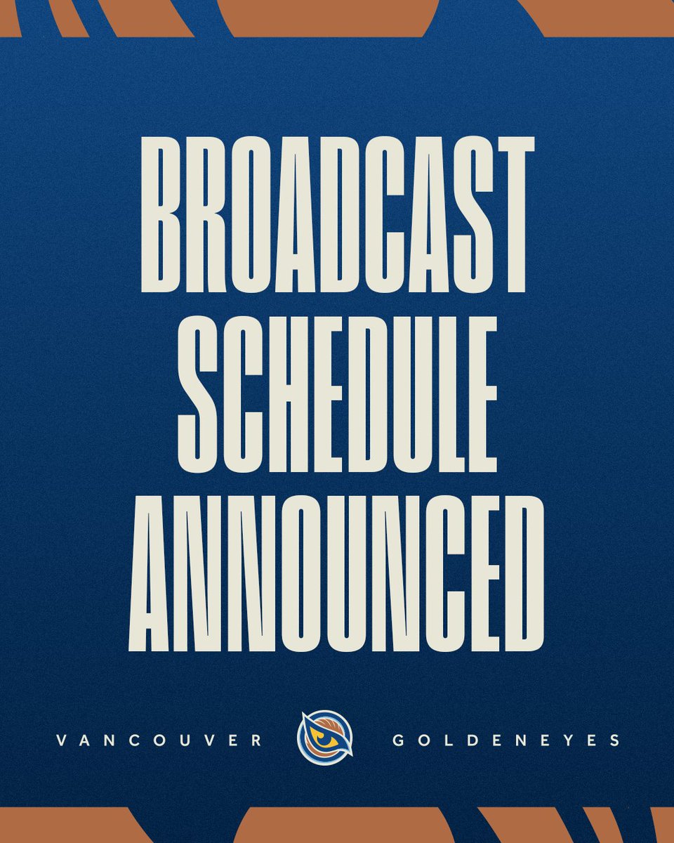 Watch your Goldeneyes all season long 🤩

📺 The 2025-26 Broadcast Schedule can be found here: bit.ly/3LHXzmp