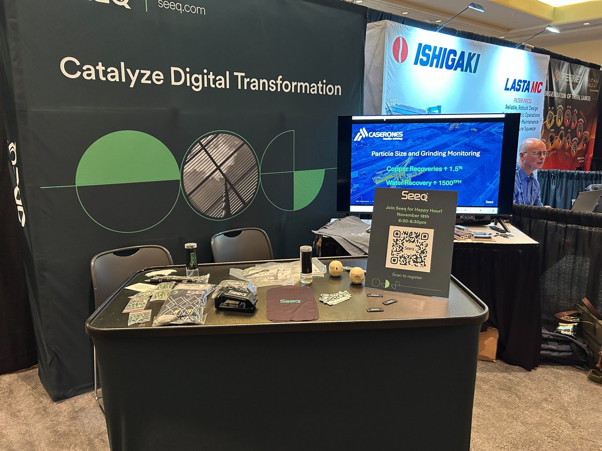SeeqCorporation's tweet image. We’re live at Copper 2025 in Phoenix! 💥
The energy is high, the conversations are real, and the future of mining is being redefined - one insight at a time.

Swing by Booth #113 

#Copper2025 #MiningIntelligence #AIinMining #DigitalTransformation