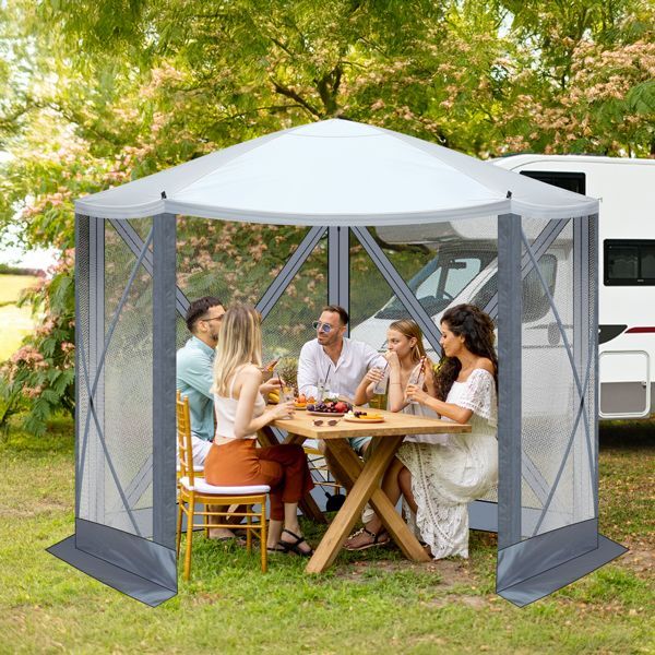 kellerrvneeds's tweet image. Experience effortless shelter with the 10x10ft Light Gray and Dark Gray Contrasting Pentagonal Automatic Folding Tent, designed for quick setup, durability, and spacious comfort.

kellerrvneeds.com/products/view/… 

#tent #shade #bugless