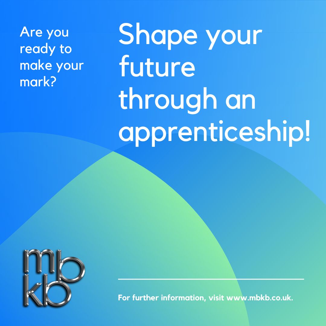mbkbtraining's tweet image. 🛠️ You hold the tools – now shape your future.

Our apprenticeships give you everything you need to build a career that lasts.

📧 train@mbkbgroup.com
🌐 mbkbgroup.com

#MBKB #MBKBTraining #TeamMBKB #Apprenticeships #ShapeYourFuture #EarnAndLearn #SkillsDevelopment
