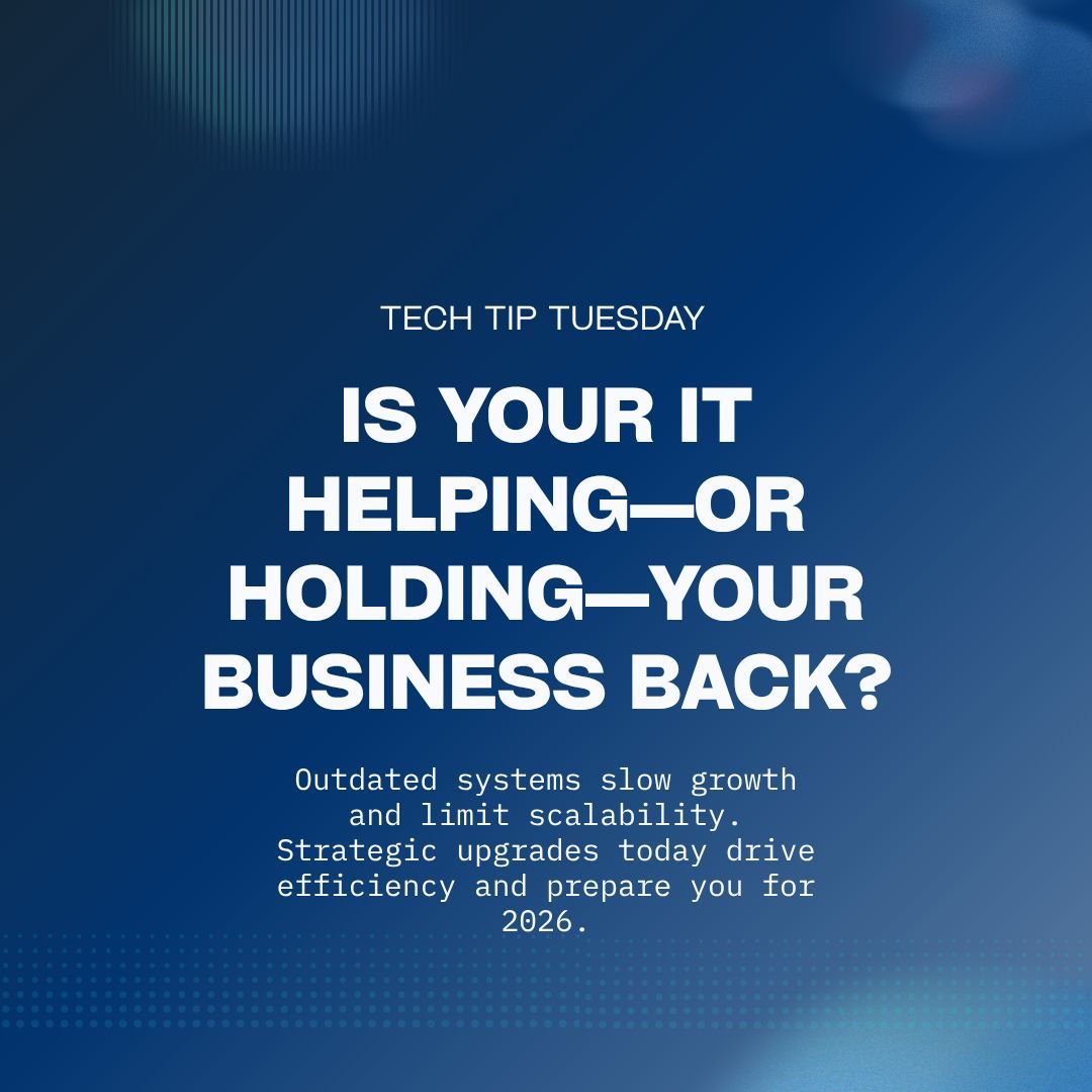 PC_Works_Tech's tweet image. Upgrade your IT for 2026.
Modern systems, cloud solutions, and automation drive productivity and scalability.

Read more: pcworkstech.com/?p=3777 

#ITUpgrades #TechTipTuesday #CloudComputing #Automation #BusinessGrowth #PCWorksTech