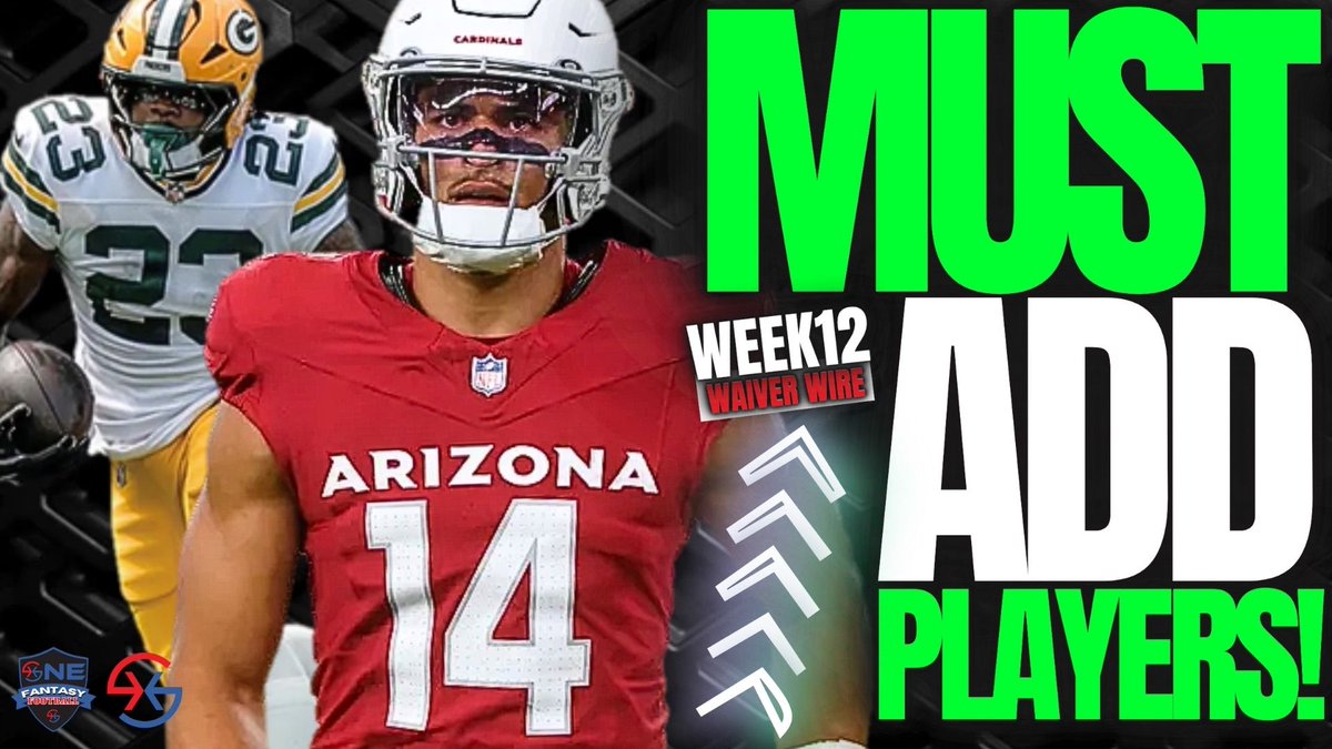 🚨NEW VIDEO🚨

WEEK 12 WAIVER WIRE

MUST ADD PLAYERS!!! 🔥

WATCH AND SUBSCRIBE LINK ⬇️

#NFL #FantasyFootball #NFLWeek12
<a href="/Chris_Chous/">Chris Chous</a>
