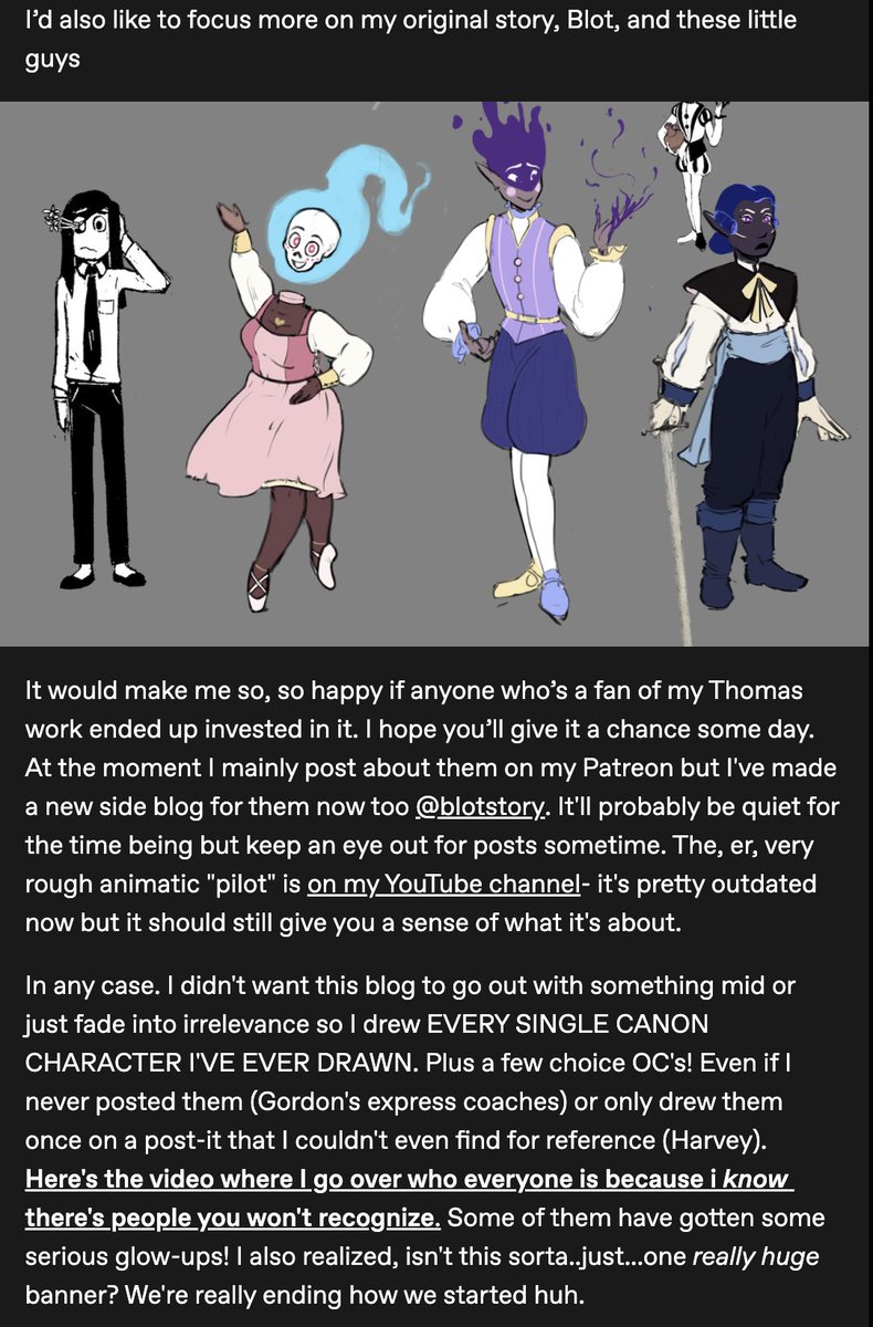 sleepyhenry's tweet image. You really need to read through the post there cus there&apos;s just too much to try and condense for Twitter but in summary: 
- I&apos;m ~officially~ retiring this series and giving myself permission to move on
- I&apos;m not ~leaving the fandom~ but I probably will be less engaged with it