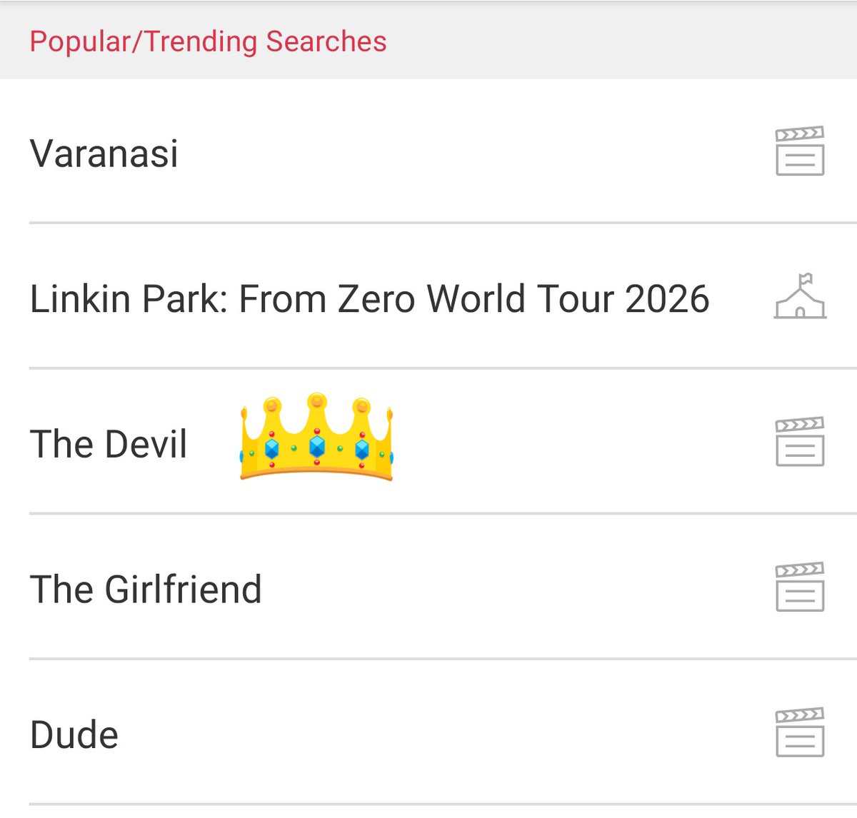 DBossTrends's tweet image. The Devil is continuously Trending in Book My Show for 2 weeks now🔥💥

The Hype is building up like never before, Just 24 Days to go 🥶

Hit the interest button - in.bookmyshow.com/movies/bengalu…

#TheDevil | #Devil | #DBoss | @dasadarshan