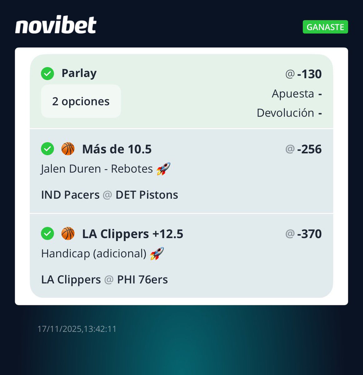 Homero_Picks's tweet photo. Ganamos nuestra apuesta de ayer mis Homeros 🍻🍻

Fue la única apuesta que jugamos fuimos un poco fuerte y cobramos sin sufrir ✅✅✅

Están listos para hoy mis Homeros 🫵🔥 https://t.co/Hx4CaIS8L1